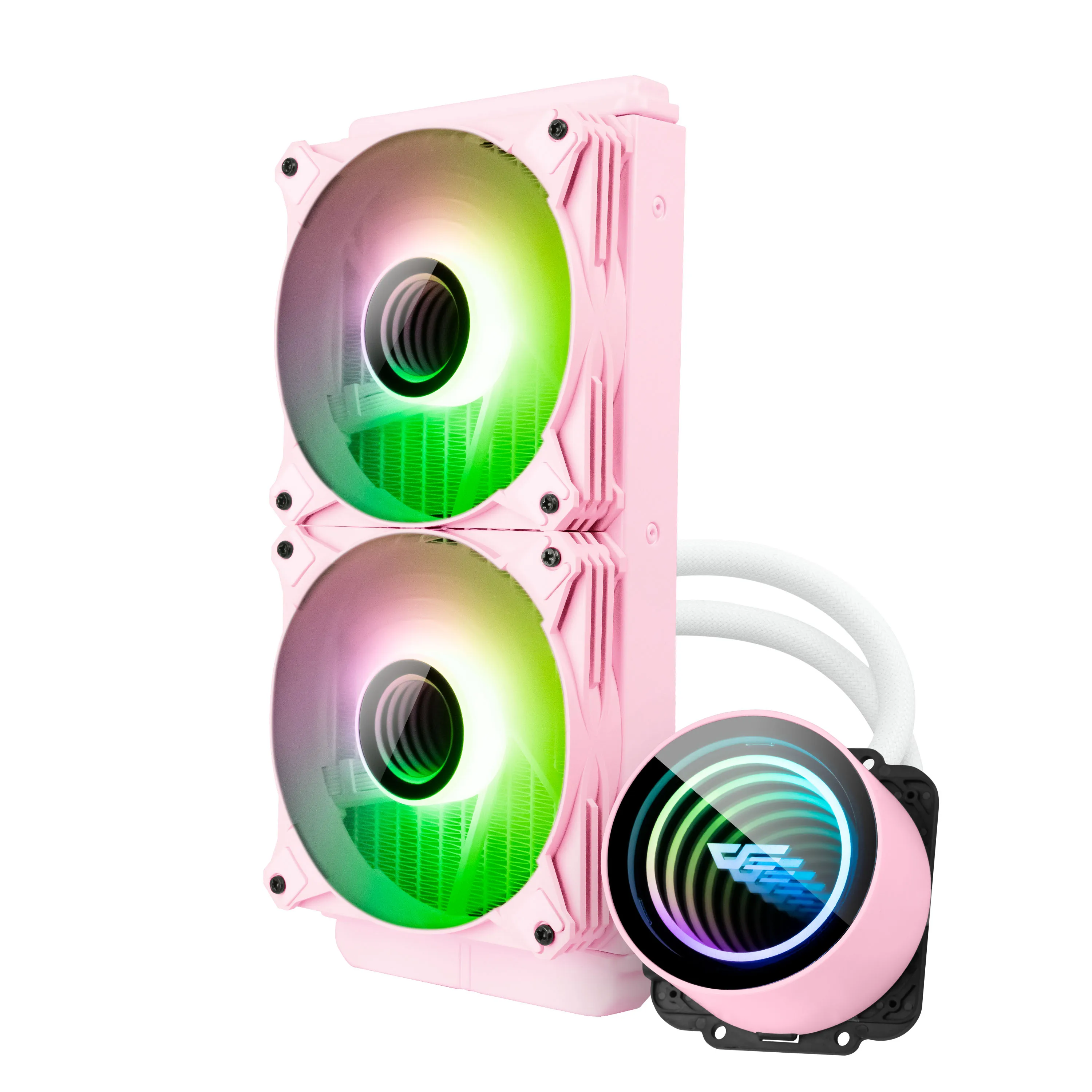 Darkflash DXV2 PC Case Water Cooling Computer CPU Fan RBG Cpu Cooler Liquid Water Cooling Support Z690 12th Gen Intel  LGA 1700