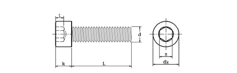 product fast delivery black zinc plated grade 48 88 109 129 carbon steel hex socket cap head sems screw with nut and washer din912-59