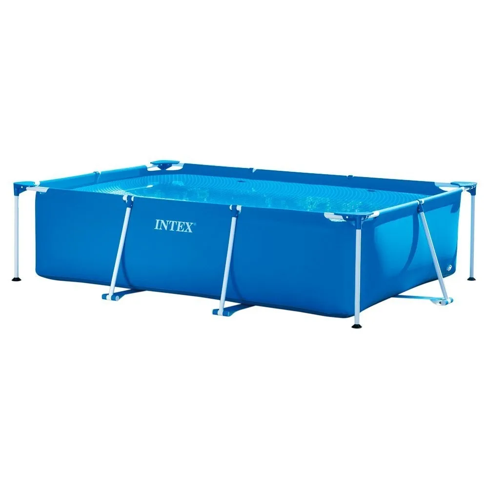 Intex 28270 Kids and Pets Above Ground 220cm*150cm*60cm Rectangle Frame Swimming Pool for Adults PVC Material Garden Outdoor