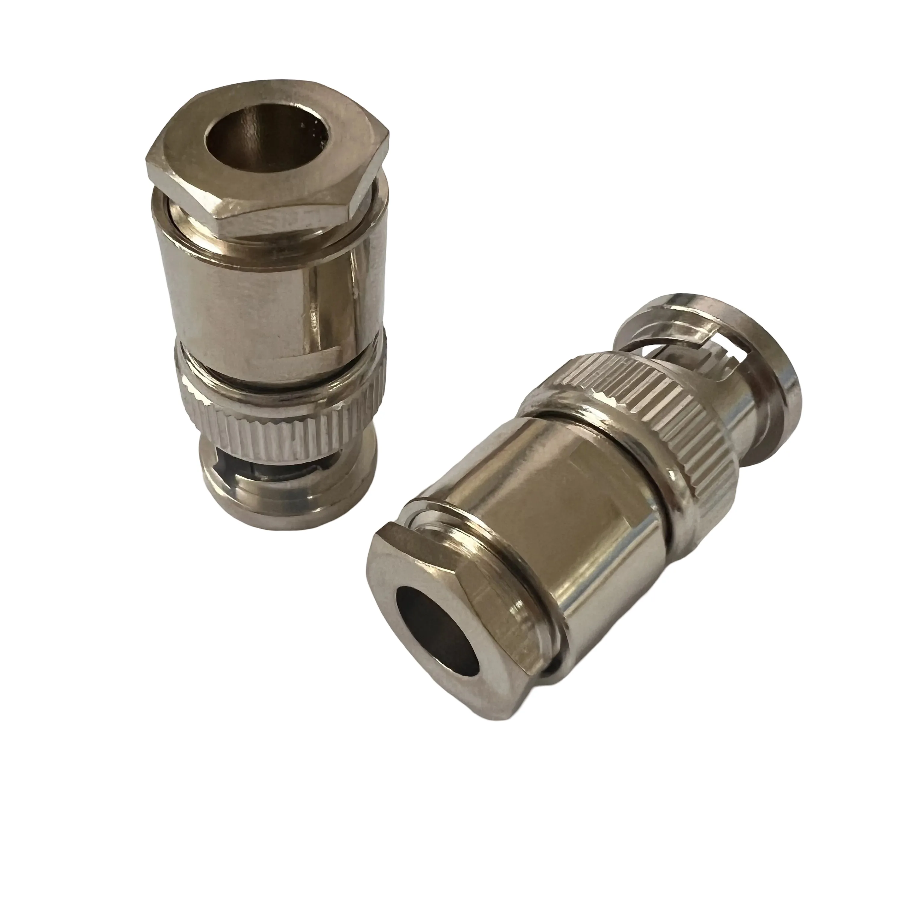 Brass Material BNC-J4 RF Connector BNC Male Connector for RG59 Cable