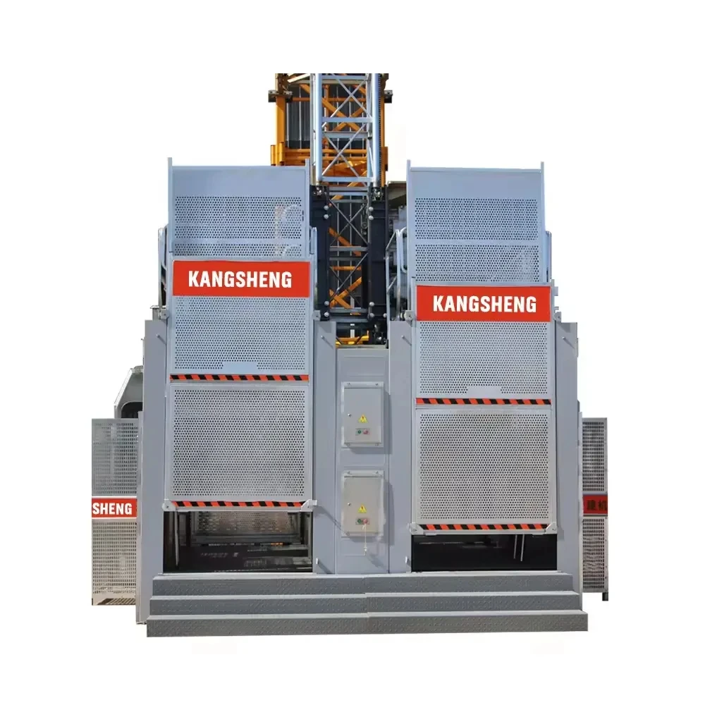 120M High SC200/200 Double Cage Building Elevator Construction Hoist