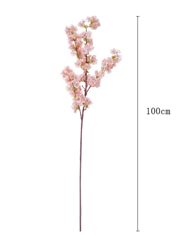 Wholesale Artificial Silk Flowers Cherry Blossom Branch Flowers Light