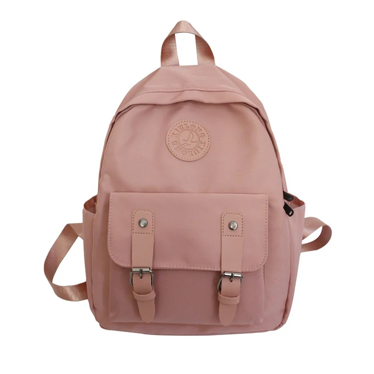 Mochila de mujer vogue de nylon rosa | Omega Detalles