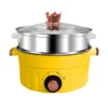 Yellow-20-28CM-Stainless Steel Steamer Basket