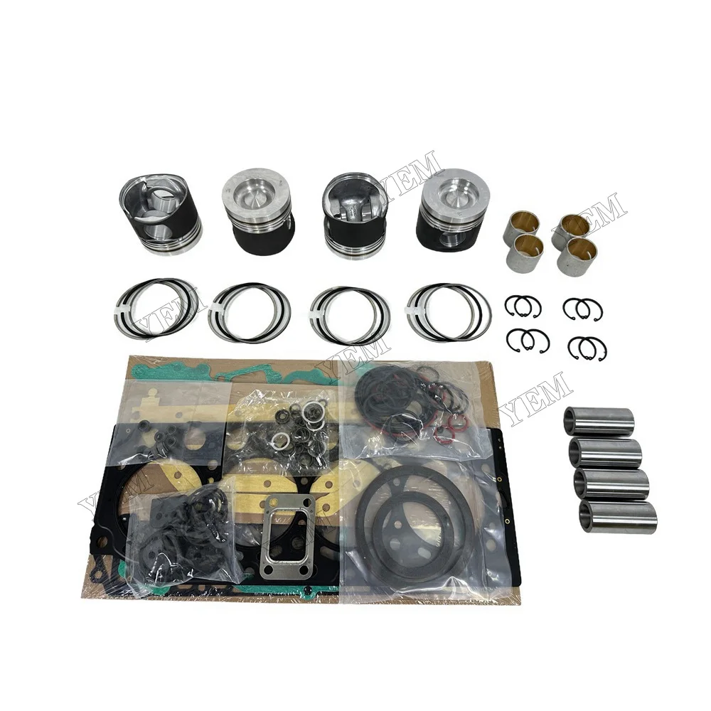 Engine Overhaul Kit With Piston Rings Cylinder Gasket Set Compatible for Volvo D4D Engine Parts Engineering Machinery Part 5