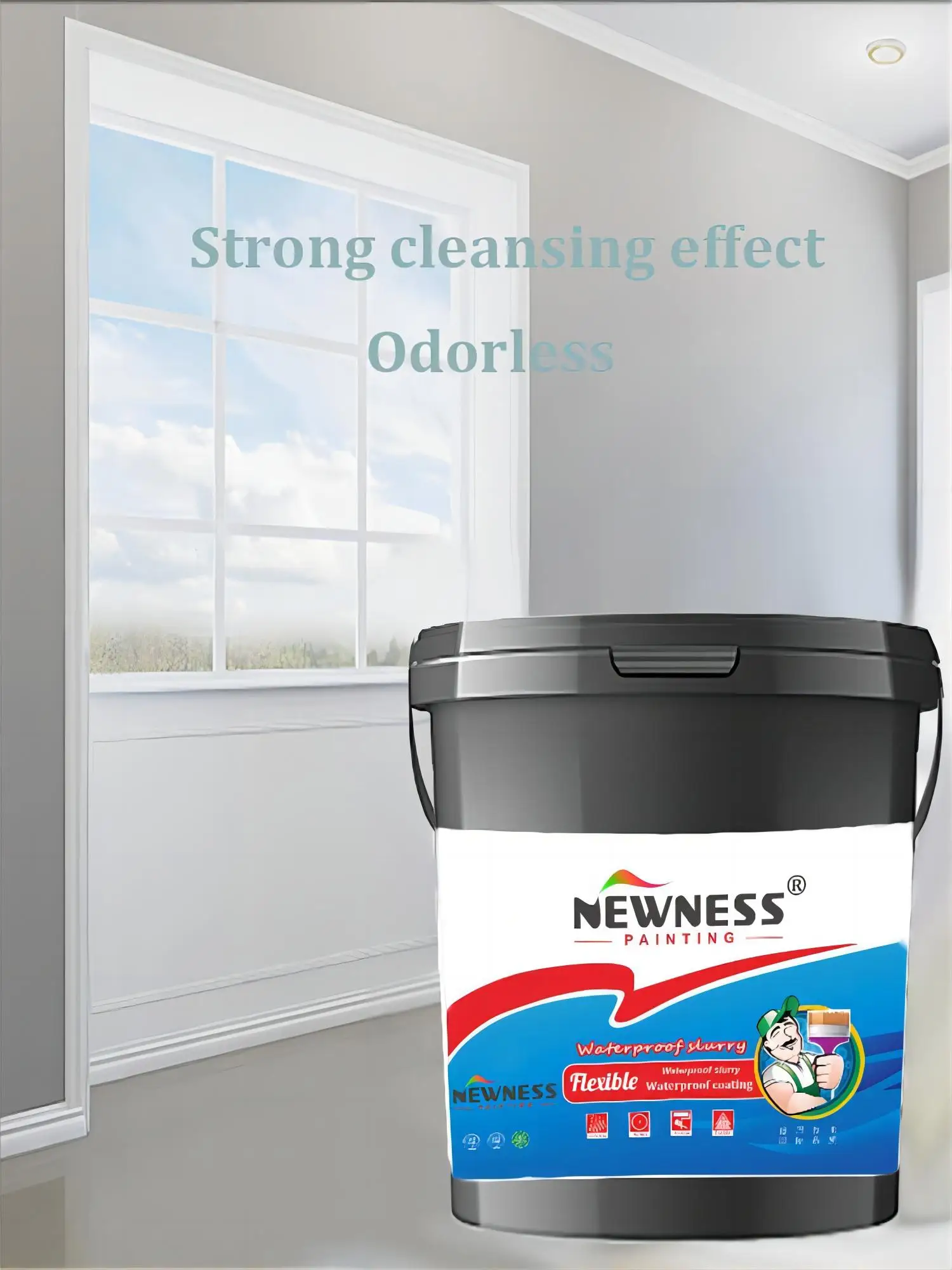 Liquid Waterproof Paint Silicone Rubber Roof Waterproof Spray Coating Waterproofing Coating