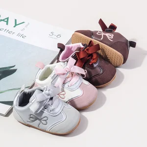 New Designs Hook&loop Design Anti-slip Soft Tpr Outsole Baby Girl Shoes Casual Sport Toddler Shoes