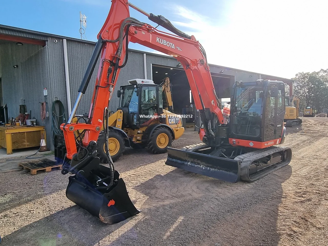 Small Machine Imported From Japan Kubota Kx080-3s  Very Low Price Very Good Quality