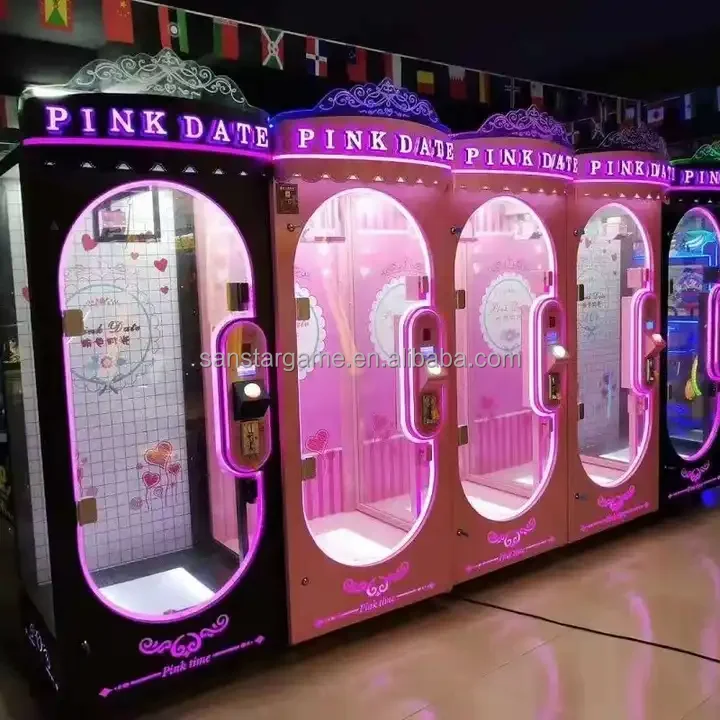 Pink Gift Machine Arcade Pink Date Gift Game Stuffed Animal Vending Machine Australia