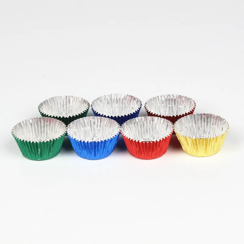 product tia ya06 lightweight aluminum foil cup disposable dessert container heat resistant foil cup for muffin and cupcake baking-6