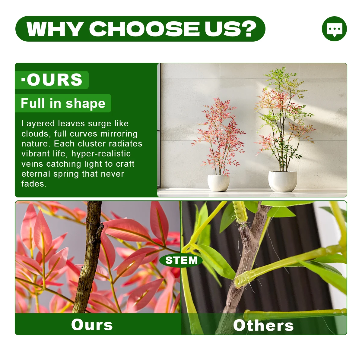 product nantian 6ft indoor large floor bamboo simulation potted faux tree plastic artificial plants for living room decoration birthday-9