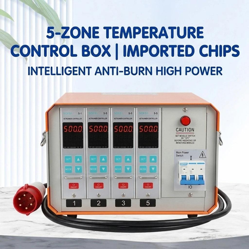 Factory S-5 Insert Hot Runner Temperature Controller Card, Dual Digital Overcurrent Overheat Fuse Protection Universal Plug Slot