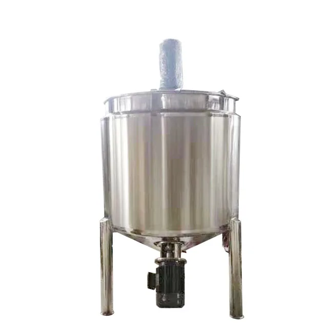 200L Heated Agitator Mixing Tank with Agitator Polishing Homogenizer Pump High Shear Pump Machine Electric or Steam Mixer Pump