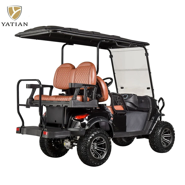Sharefer 2+2seats 4 Seats off Road Electric Golf Cart jeep Golf Kart 4 Passengers  Golf Car 4 Seater ATV