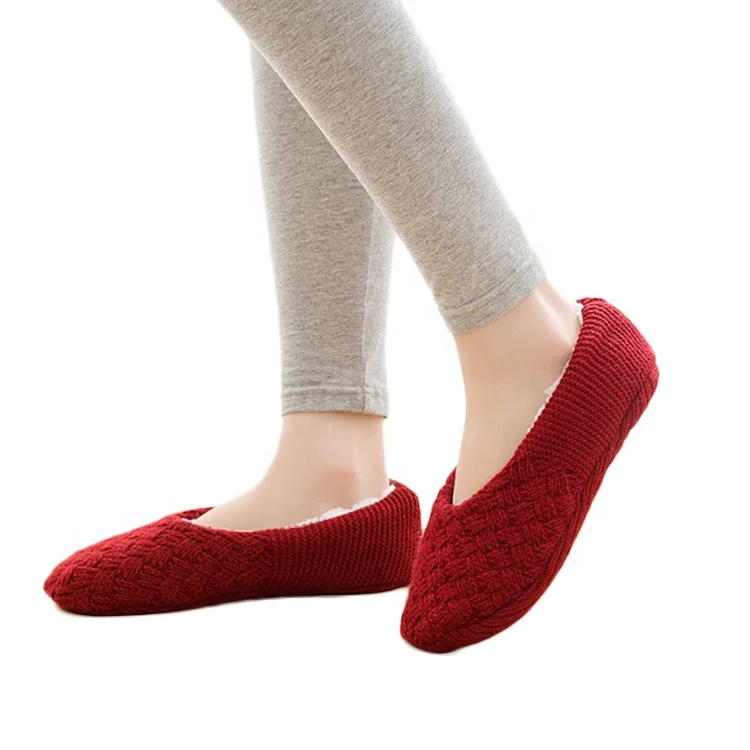 slipper socks fleece lined