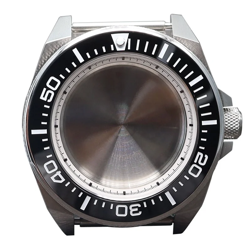 Modified Seiko Custom Watch Cases Samurai Diving Sapphire Waterproof Parts  for Nh35 Nh36 Movement Dial