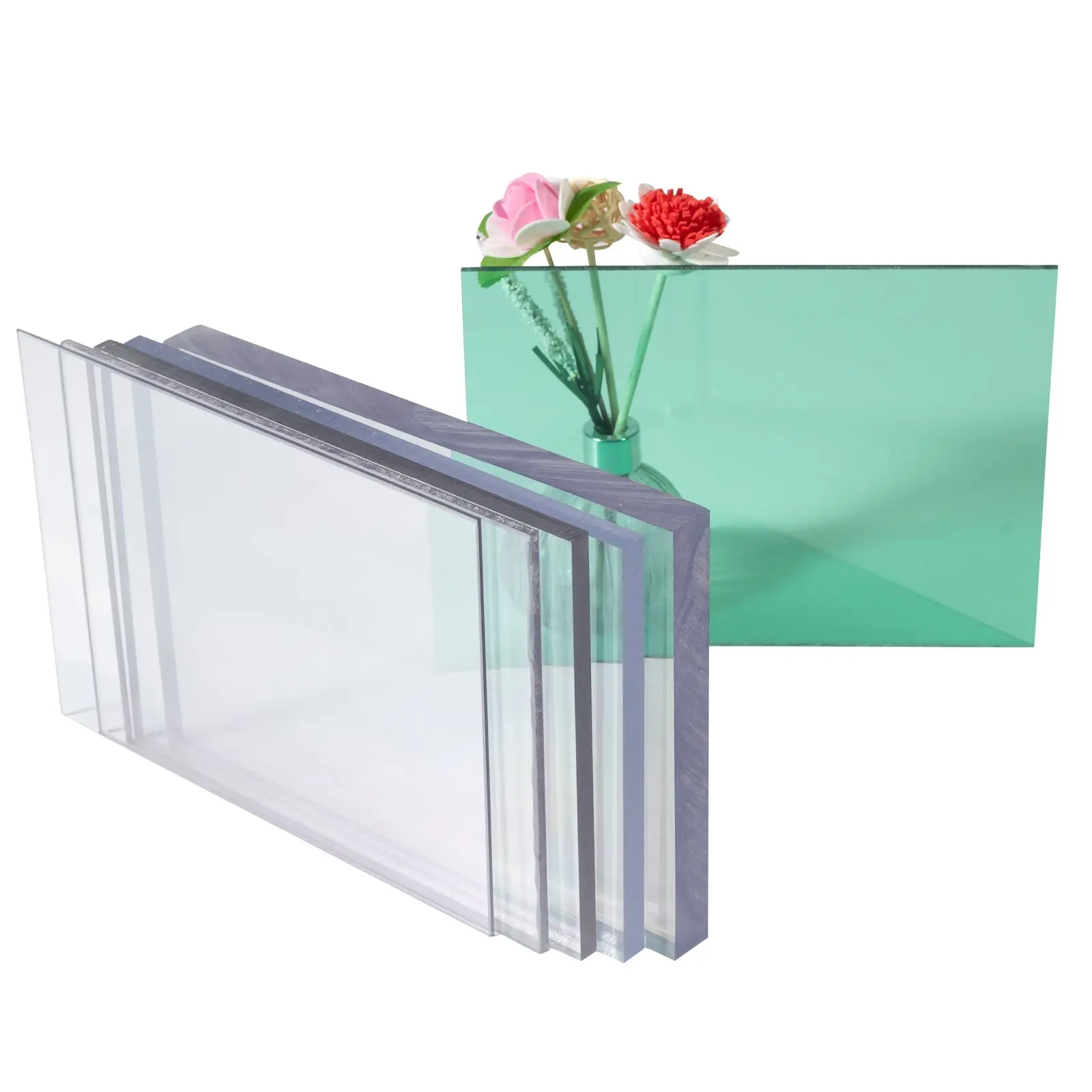 Anti Uv Coated Bullet Proof Vehicle Poly  Window Glass 4ft* 8ft 5-12mm PC Panel Polycarbonate Solid Sheet