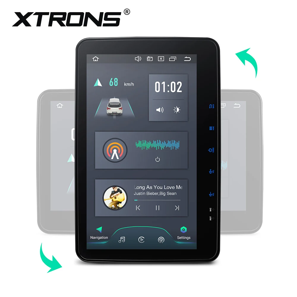 Xtrons 10,1 И 12,8 Дюймов 2 Din Pantalla Carplay Qled Экран Android 8 Ядер  Датчик Силы Тяжести Teslastyle Android Магнитола - Buy Car Mp3 Player,Radio  De Coche Android,Car Android Screen Product on ...