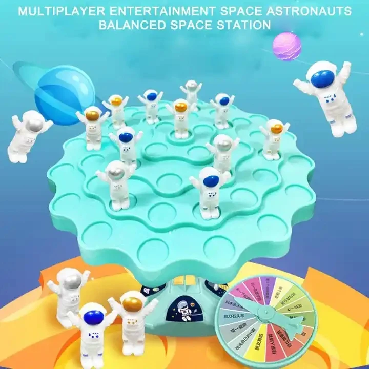 Astronaut Balance Trees Puzzle Playing Board Games Toys Fun Intelligence Interactive Balance Trees Toys for Children Gift