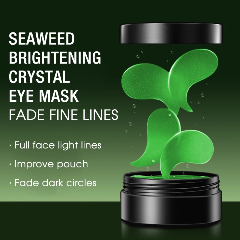 60pair Seaweed Collagen Gel Eyes Mask Private Label Dark Circle Remove