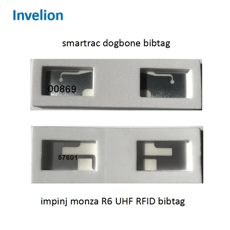 Impinj R6 Smartrac Dogbone Chip Foam UHF RFID Bib Tag Sticker for Sports Timing Systems Marathon Race