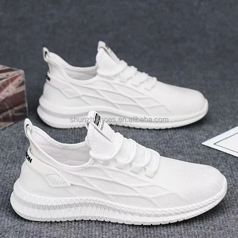 Low Price Henan Custom Mesh Breathable Light Weight Low MOQ in Stock Campus Man Sport Running Shoes Men's Sneakers Men's Shoes