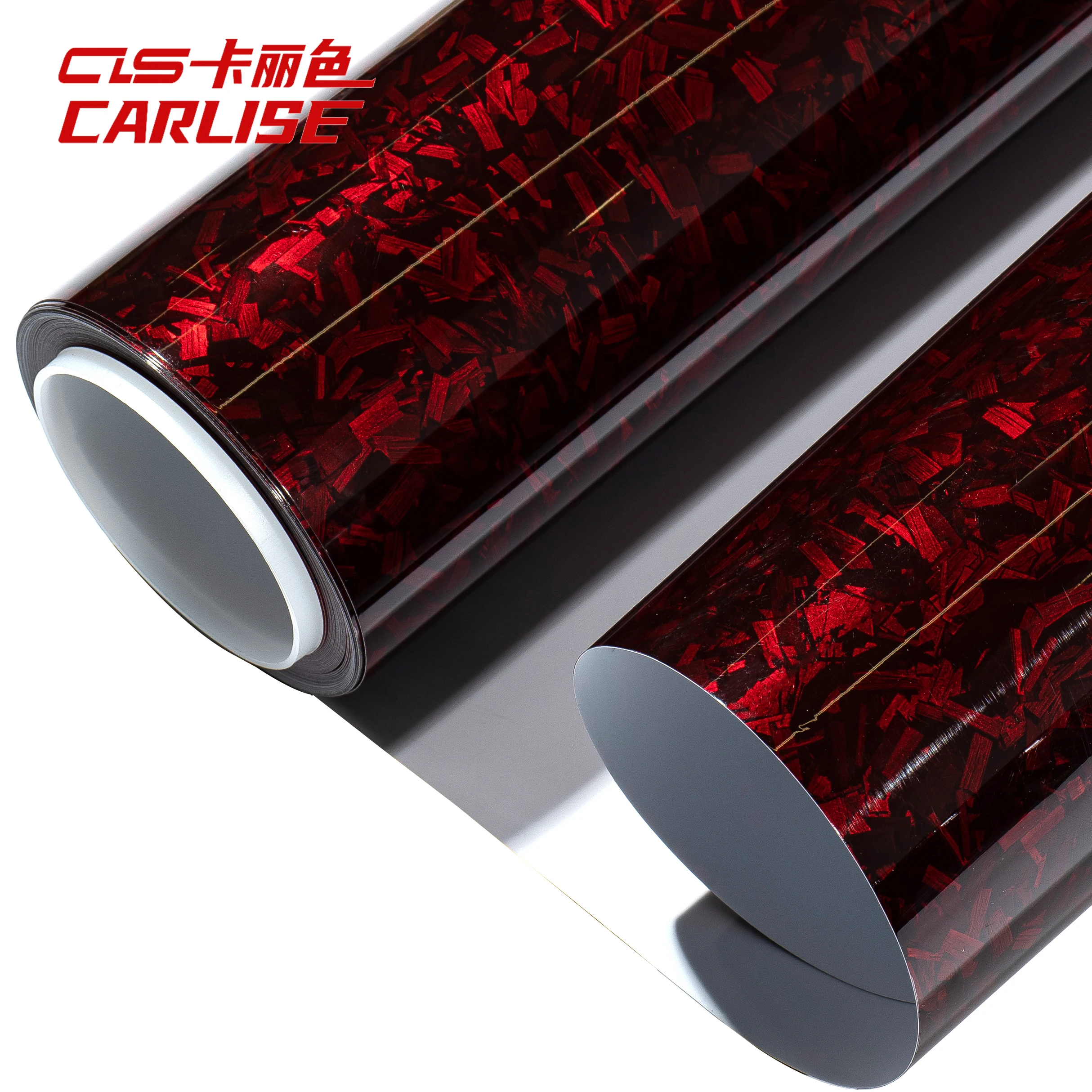 High Gloss Red Pvc Vinyl Wrapping Film 1.52 17M Removable Adhesive Color Changing Anti-Yellow UV 99