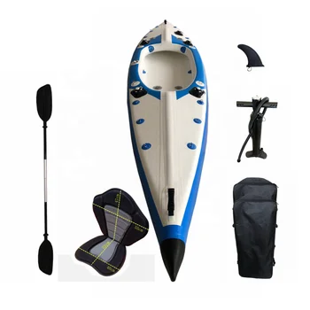 HL-F1 HILEAF  Hot Sale Drop Stitch Canoe Rowing Boat Inflatable Fishing Kayak for rodster Wholesale OEM