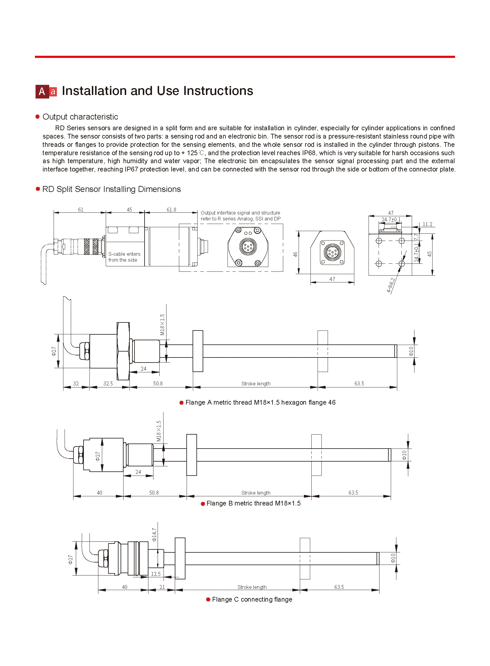 Magnetostrictive Displacement Sensors with CAN Bus Output