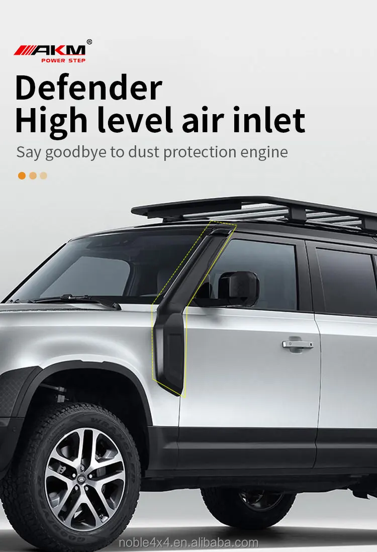 Newest Snorkel Kit Air Intake Black Wading Pipe Snorkel for Land Rover Defender L663 90 110 Wading Pipe Auto Parts details