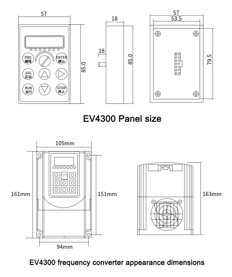 Factory Inverter 380v Three Phases 0.75kw 1.5kw 2.2kw Single Phase ...