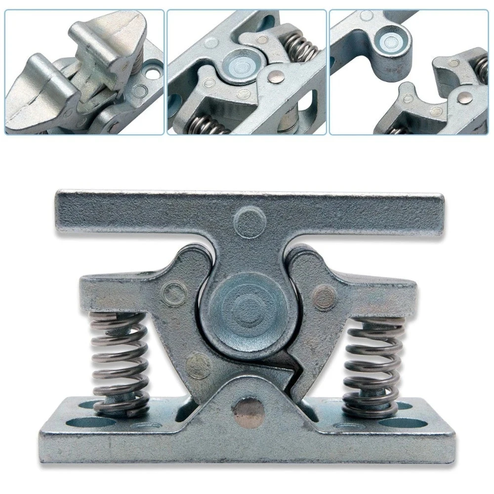 CY818 Good Price Zinc Alloy Floor Cabinet Door Spring Loaded Roller Catch Spring Door Closer