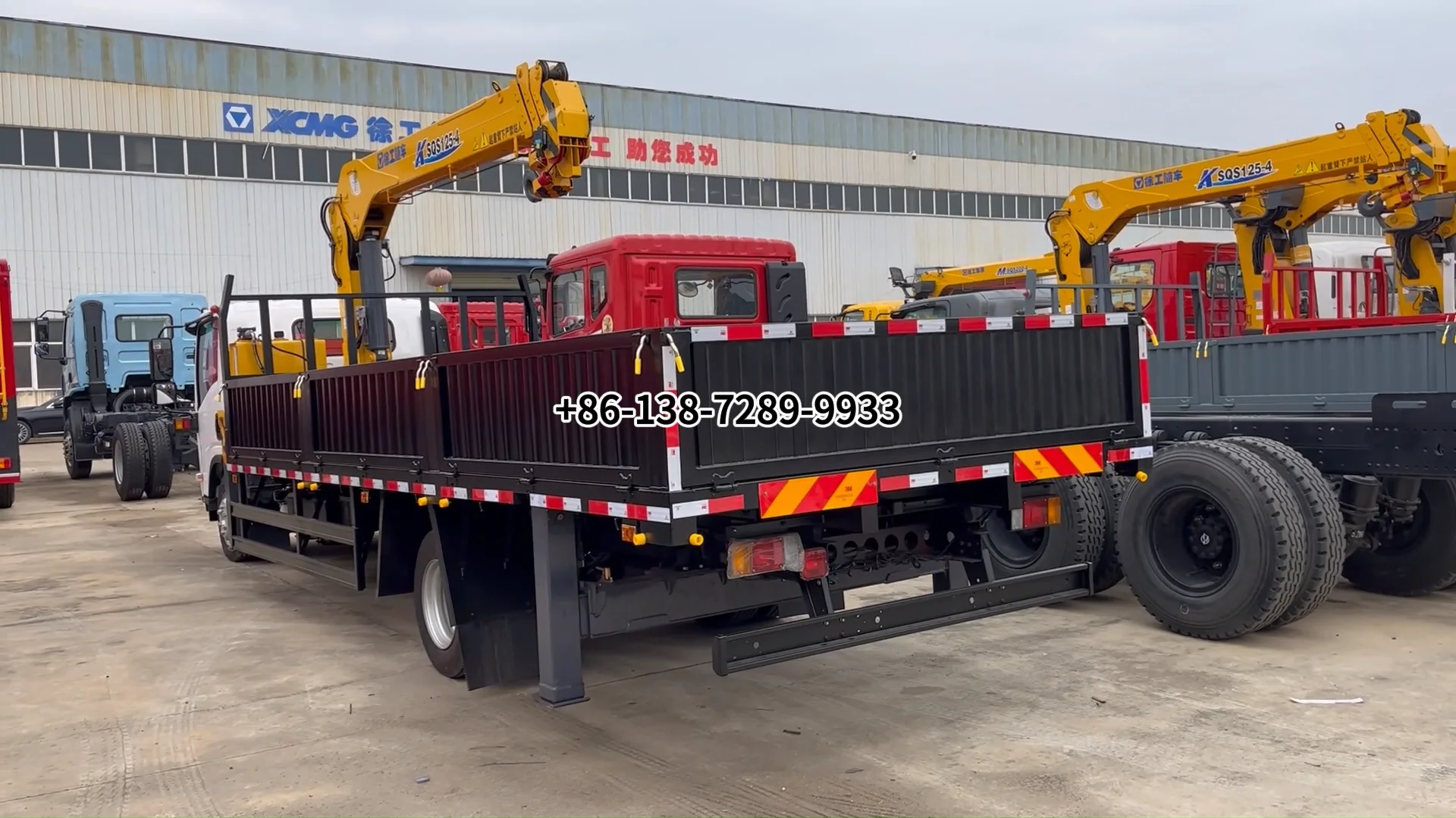 Skd japan 3 tons truck mounted crane customized 4 tons knuckle boom
