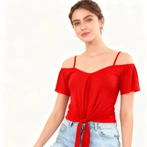 Stylish t shirt Off-Shoulder Top for Women Versatile for Yoga & Daily Wear Slim Fit Jersey Fabric Plain Dyed Size XL for Summer