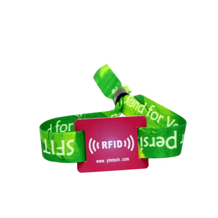 Ecofriendly Disposable Nfc Wrist Band Parties Ticket Plastic Rfid