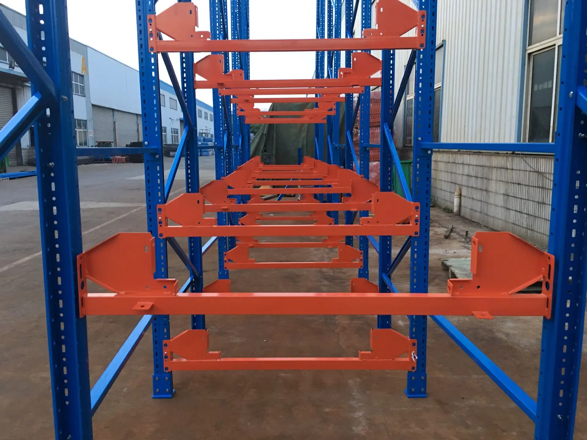 Automatic Radio Control Pallet Shuttle Rack for Cold Room Warehouse Racking System