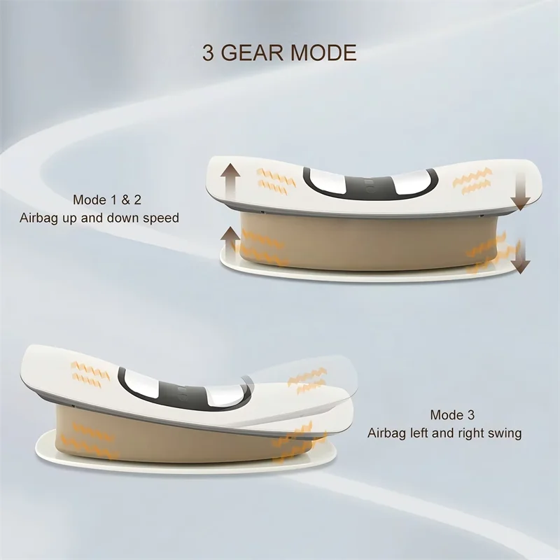 Adjustable Airbag Lumbar Massager Smart Lower Back Relax Electric Back Stretcher Device Waist Massage Machine Lumbar Stretcher