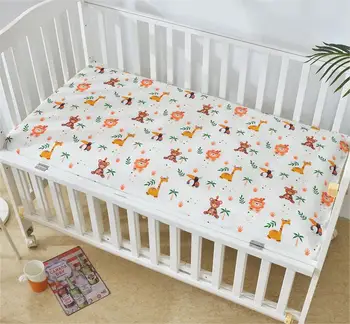 customized air filled baby rubber cot sheet and blankets quick dry crib fitted home textile babies crib sheet eco-friendly