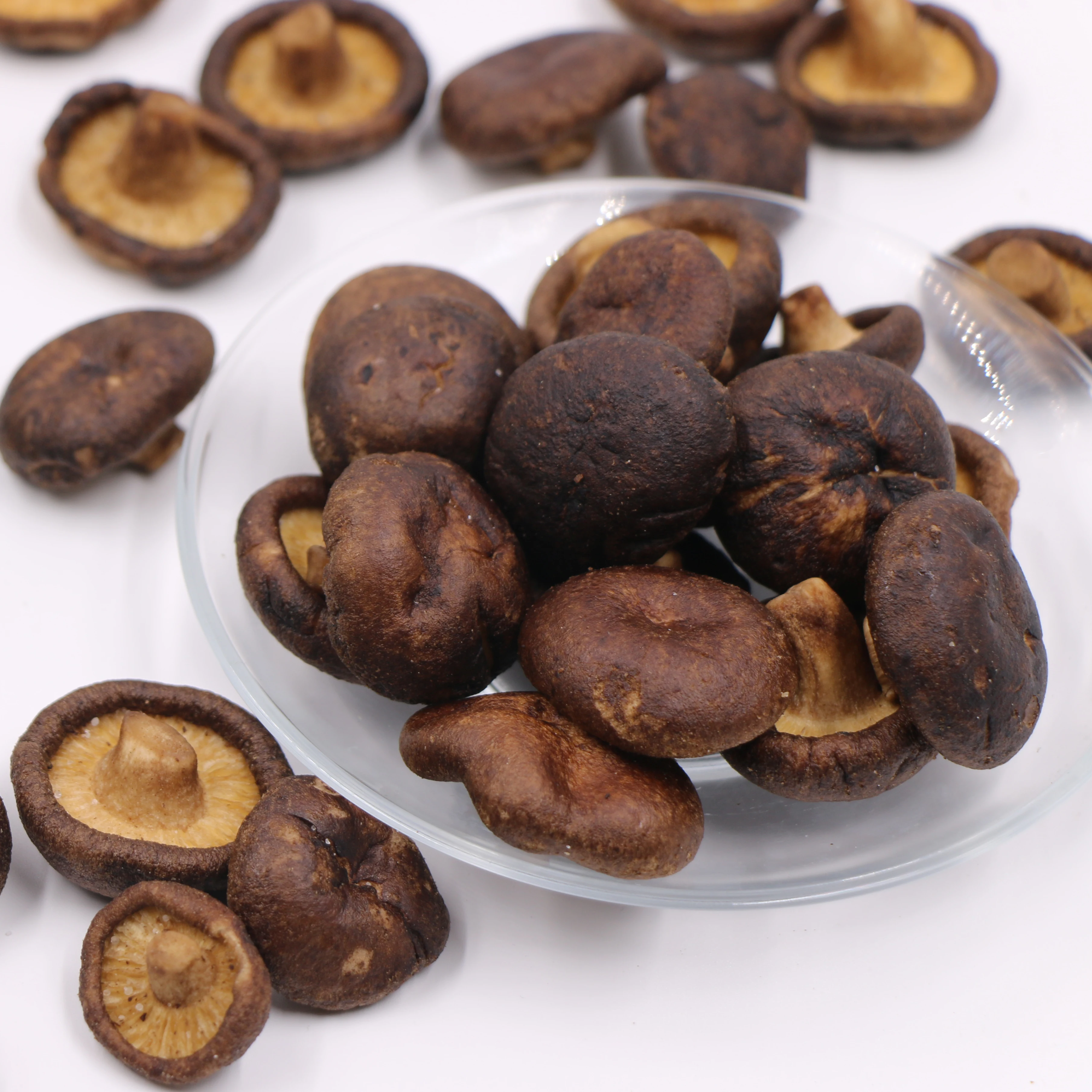 Vf вакуумные жареные шиитаке грибные Чипсы оптом oem сушеные шиитаке грибные чипсы