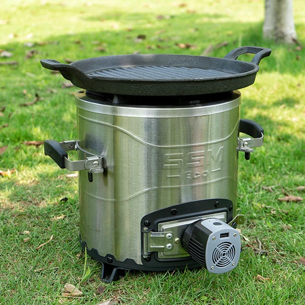 5 Watts Thermoelectric Power Generator Charcoal Pellet Biomass