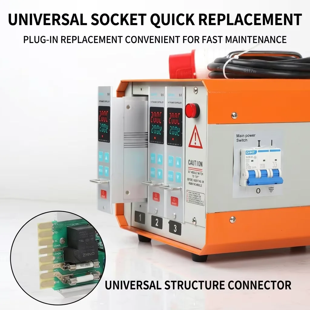 Multiple Sets of Hot-runner Temperature Control Boxes Smart Temperature Controller ODM/OEM S-5 Temperature Control Card