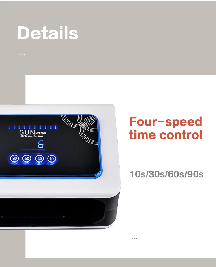 2021 NEW arrive UV LED Nail Lamp 150W Nail dryer With Infrared Light For Various Nail Polishes