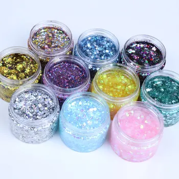 High grade champagne silvery glitter ball with beads for Body Tattoo, Glitter Crafts, Stationery, and other Decorations
