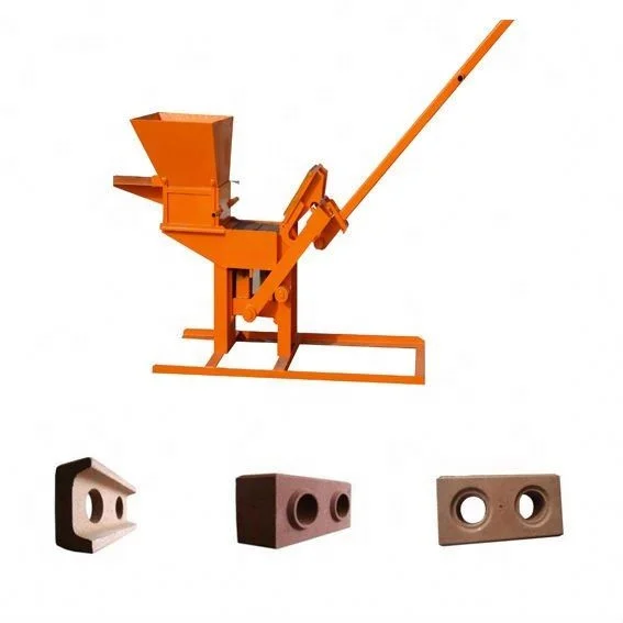 QMR2-40 Brick Making Machinery Interlock Press Mud Brick Machine Eco Brava Eco Compressed Earth Block Mold for Clay Blocks