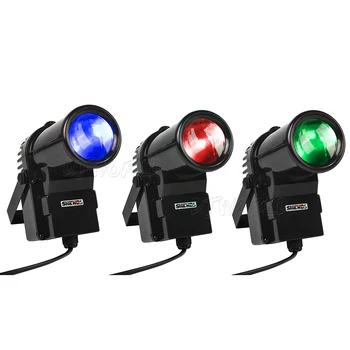 10W Mini LED Spotlight Lighting Stage Light With DMX512 For Disco DJ Party Event Live Show
