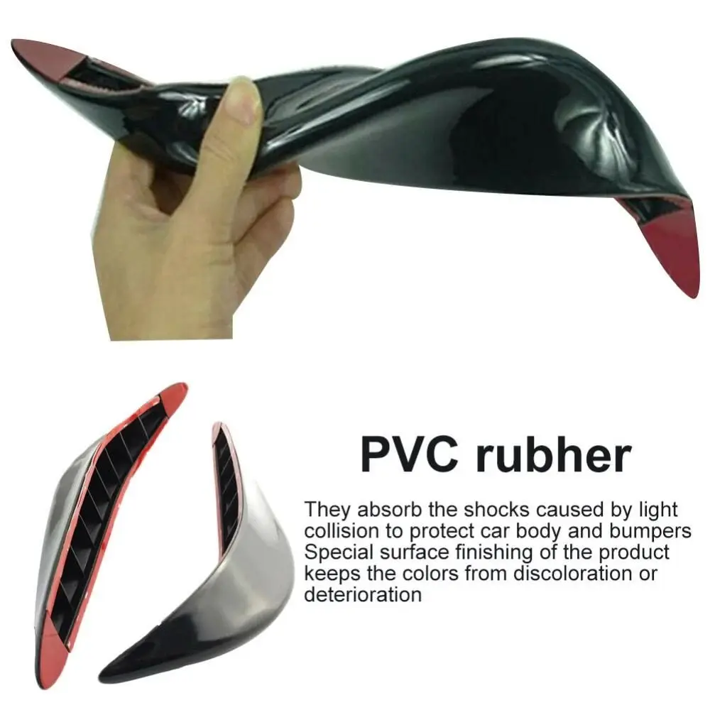Strisce Protezione Paraurti Anteriore In PVC – 4 Pezzi Antigraffio Per Auto, SUV, Pick-up – Colore Bianco, 39,6x5,3 Cm