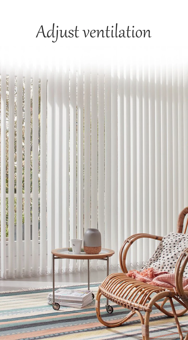 Motorized Hanas Vertical Shangri La Blinds Curtains For Windows Buy