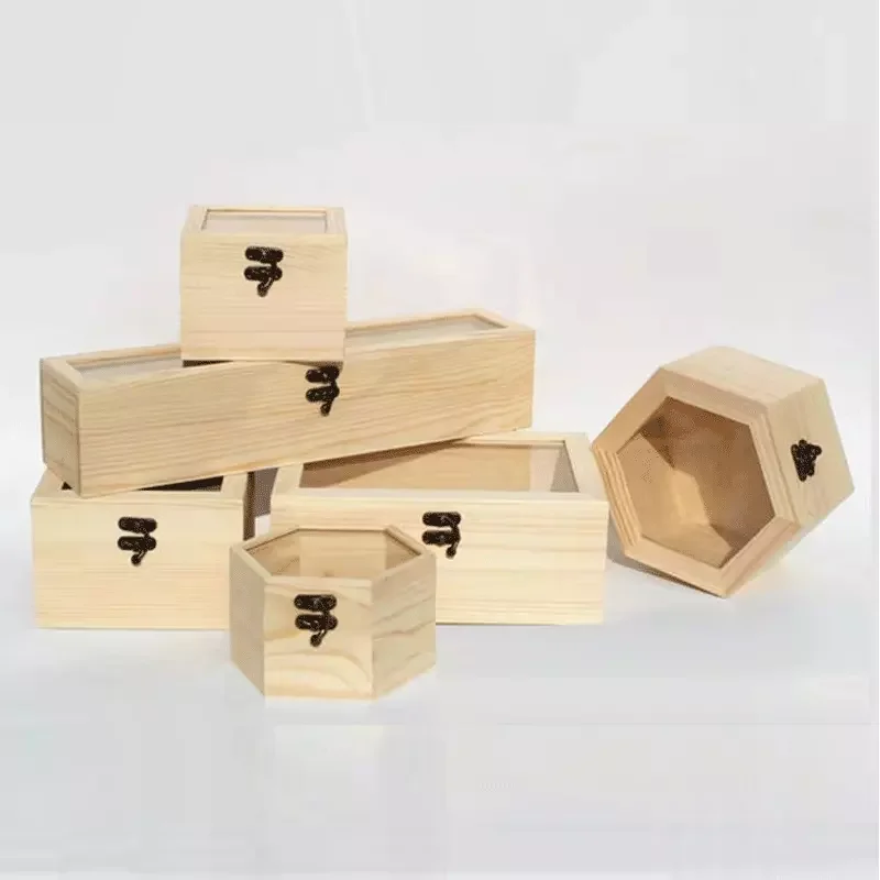 Alibaba.com: Unfinished wooden box, customizable shape, solid wood ...