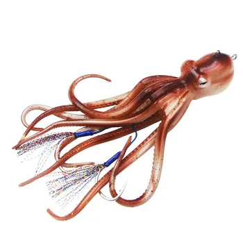 Cross-border Deep Sea Ink Octopus Lure, 180g 200g 300g Bionic Squid Fishing Bait Wholesale – Trolling Lure – view 4