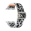 18#white leopard print
